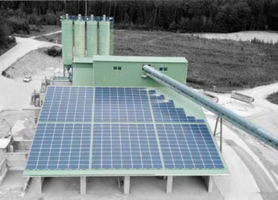 Bild der PV-Anlage in Hörndl, fertiggestellt 2021.