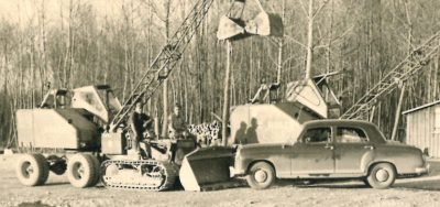 Fuhrpark in den Anfangsjahren 1958